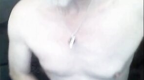 Naked Grandpa Jacks Off