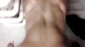 Bareback Staircase Fuck with Big Black Cock