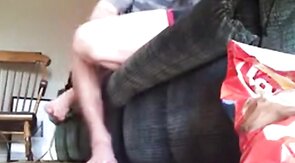 Roommates Filmed Getting a Blowjob by a Twink