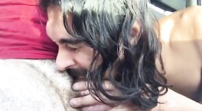 Amateur Car Deepthroat Action