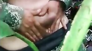 Soldier Beats Off Outdoors - Amateur Latin Military Handjob