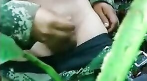 Soldier Beats Off Outdoors - Amateur Latin Military Handjob