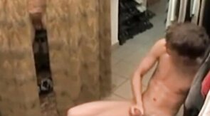 Mutual Help: Big Cock Twinks Masturbating Together