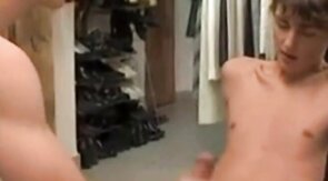 Mutual Help: Big Cock Twinks Masturbating Together