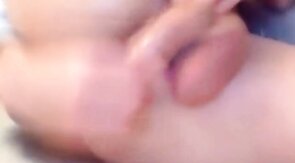 Self-Fucking Fun with a Big Cock and Creampie Ending