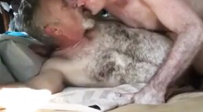 Bareback Daddy Gets Fucked Hard