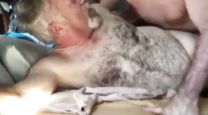 Bareback Daddy Gets Fucked Hard