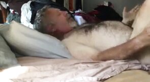 Bareback Daddy Gets Fucked Hard