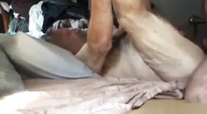 Bareback Daddy Gets Fucked Hard