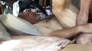 Bareback Daddy Gets Fucked Hard