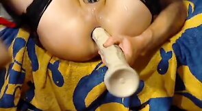 Pierced Sissy Slut - Anal Toy Fun