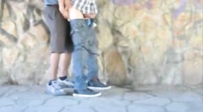 Twink Takes Cash for Older Man's Cock