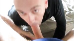 Big Cock Blowjob and Cum Swallowing