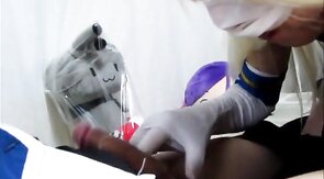 Asian Crossdresser Blowjob and Sex Toy Fun