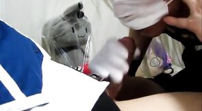 Asian Crossdresser Blowjob and Sex Toy Fun