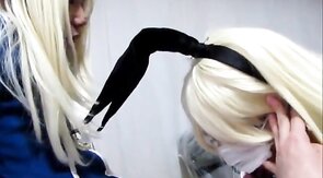 Asian Crossdresser Blowjob and Sex Toy Fun