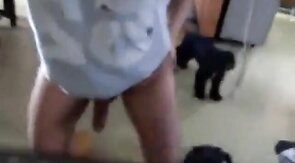 Dos Mexicanos Cogiendo Bareback Frente al Espejo