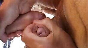 Daddies and Twinks: Handjobs on the Beach