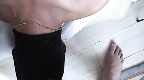 Asian Sub Rimmed and Facefucked by Silver Daddy