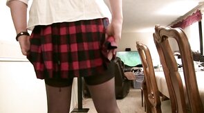 Locked Up in My New Stainless Steel Chastity Belt