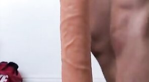 Twink's 111-Inch Dildo Webcam Show