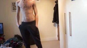 Danish Hunk Strokes His Big Dick Solo