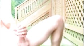 Outdoor Twink Masturbating in the Open Air