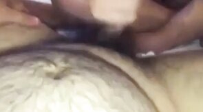 Messy Fun: Asian Chub Gives Bear a Handjob