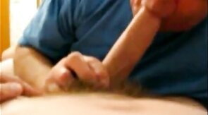 Daddy Sucks Off a Big Dick Stud
