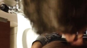 Public Restroom Blowjob with a Crossdresser