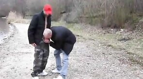Bareback Boning in the Brisk Outdoors with Horny Amateurs