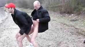 Bareback Boning in the Brisk Outdoors with Horny Amateurs