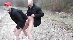 Bareback Boning in the Brisk Outdoors with Horny Amateurs