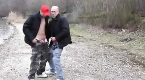 Bareback Boning in the Brisk Outdoors with Horny Amateurs