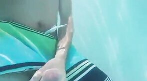 Public Pool Masturbation Caught on Tape