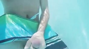Public Pool Masturbation Caught on Tape