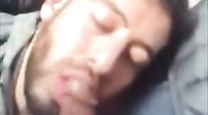 Driving Blow Job - Big Cock Surprise on the Road!