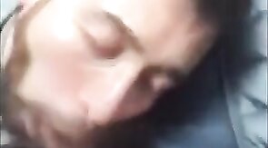 Driving Blow Job - Big Cock Surprise on the Road!