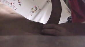 Sucking a Big Curved Cock and Swallowing the Load