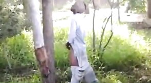 Indian Guy Strokes His Big Cock Outdoors