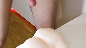 Twink Plays With His Sex Toy and Cums Hard