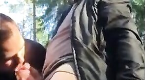 Bareback Adventure with a Stranger Bear Outdoors