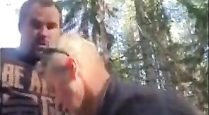 Bareback Adventure with a Stranger Bear Outdoors