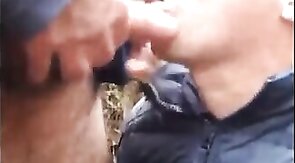 Daddy's Outdoor Adventure with a Twink