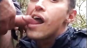 Daddy's Outdoor Adventure with a Twink
