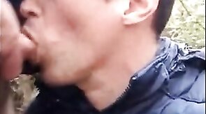 Daddy's Outdoor Adventure with a Twink