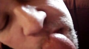 Huge Load Swallowed by Eager Bear - Thick & Amateur
