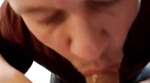 Huge Load Swallowed by Eager Bear - Thick & Amateur