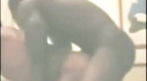 Black Amateur Gives a Blowjob to a Frenchman