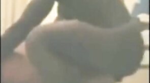 Black Amateur Gives a Blowjob to a Frenchman